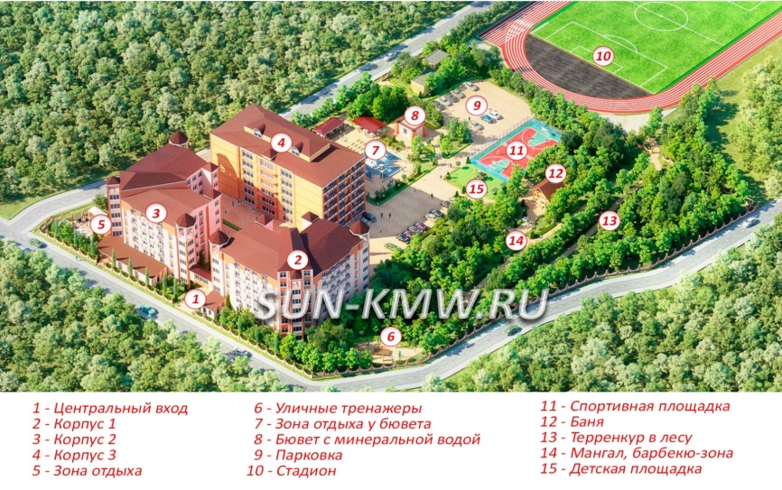 Санаторий Славяновский Исток 4* Железноводск - 3