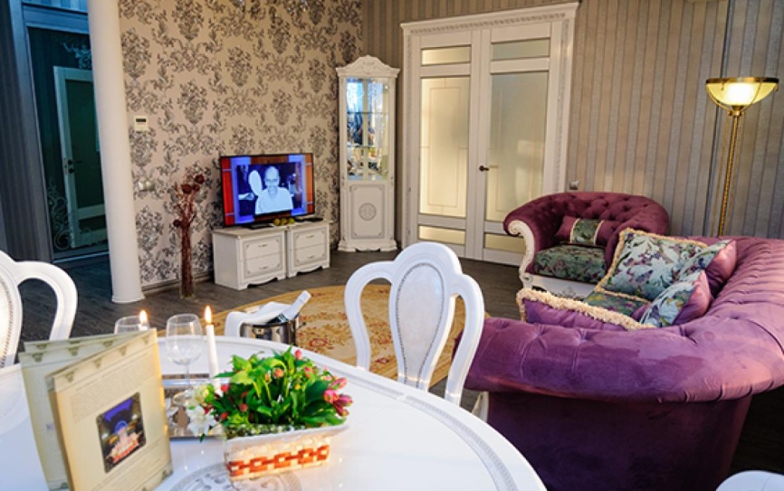 Люкс Серебрянный 3-комнатный 4-местный с кухней, 6 этаж *  - 3