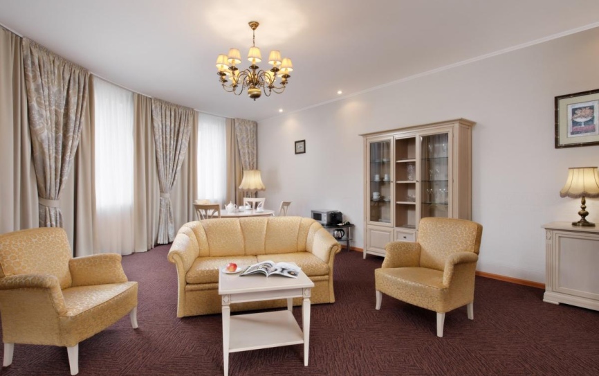 Апартаменты 2-местный 2-комнатный (92 кв. м) *  - 3